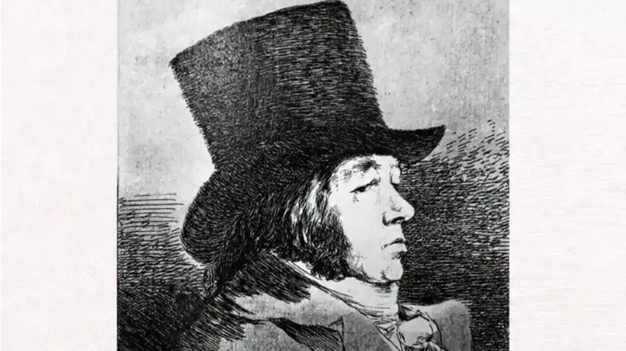 Parte del afiche de la muestra 'Del Capricho al Disparate: Goya – Dalí'.