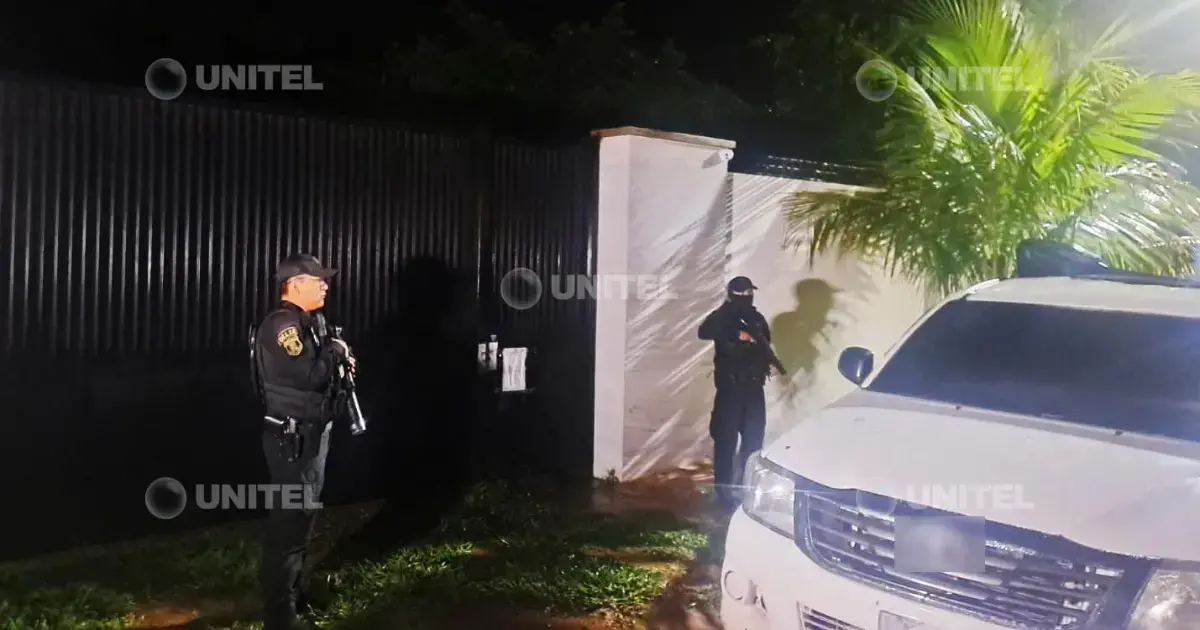 Inmueble secuestrado en Porongo.