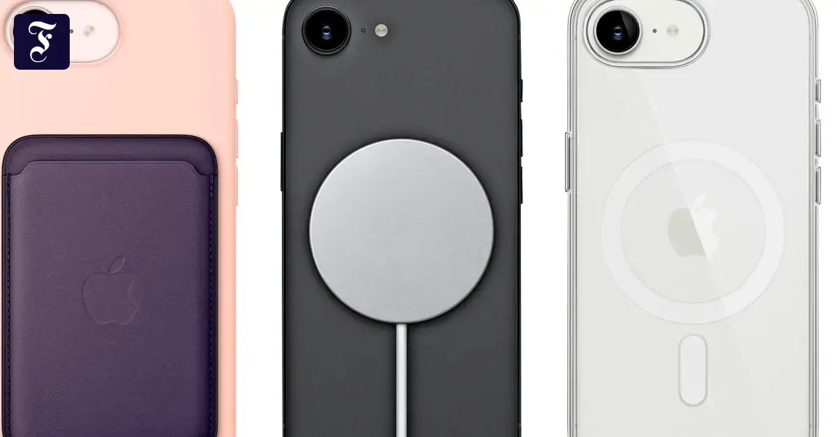 La parte trasera del iPhone 17e muestra la incorporación de MagSafe.