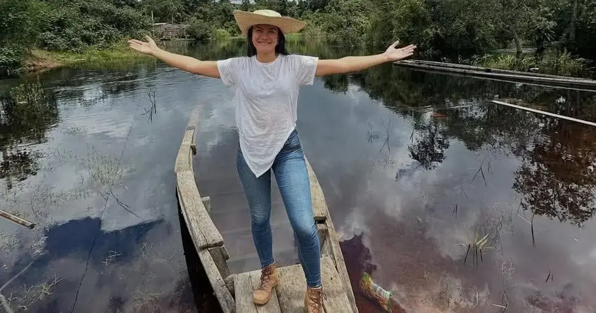 Gabriela de Paiva durante la entrevista con EL DEBER.