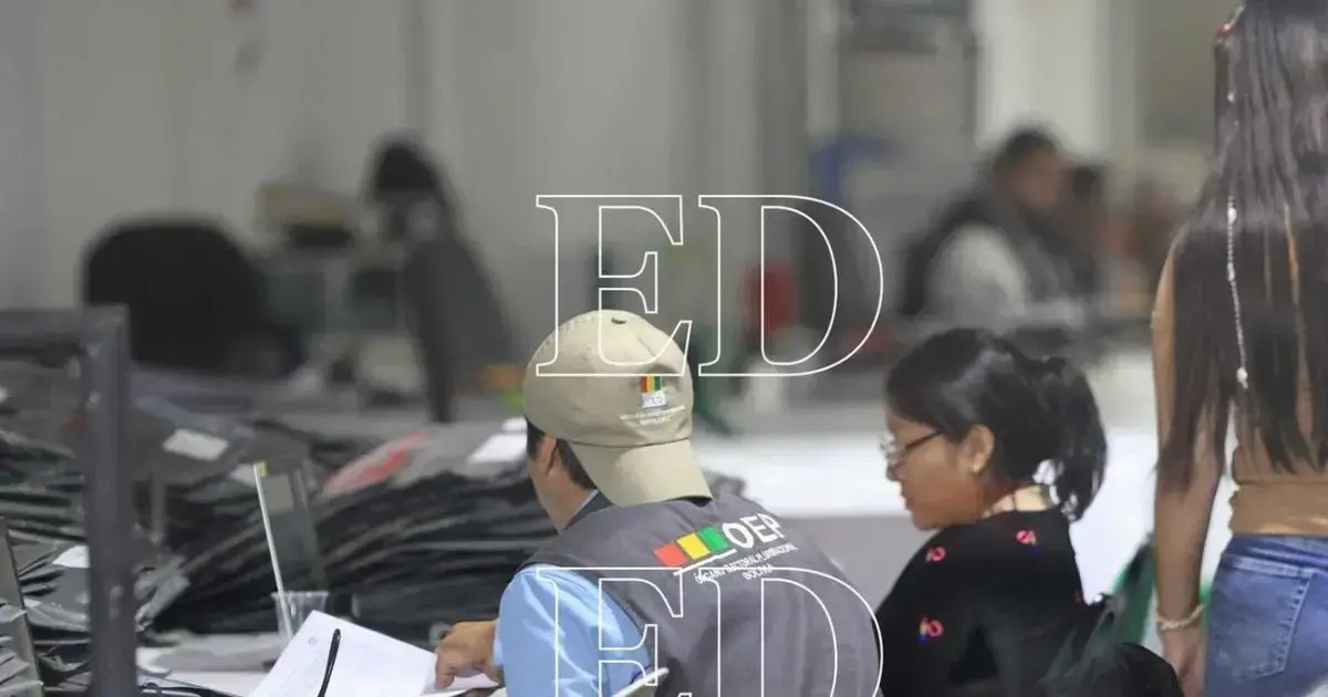 Cómputo oficial en Santa Cruz de la Sierra