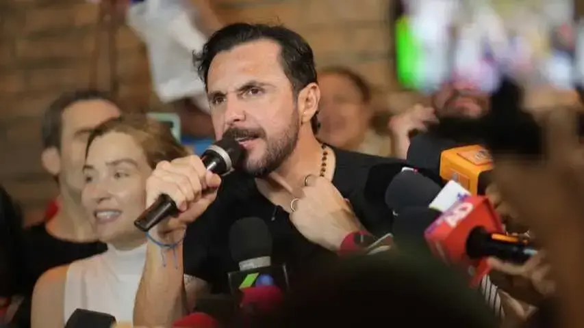 Juan Pablo Velasco, candidato a gobernador de Santa Cruz por Alianza Libre.