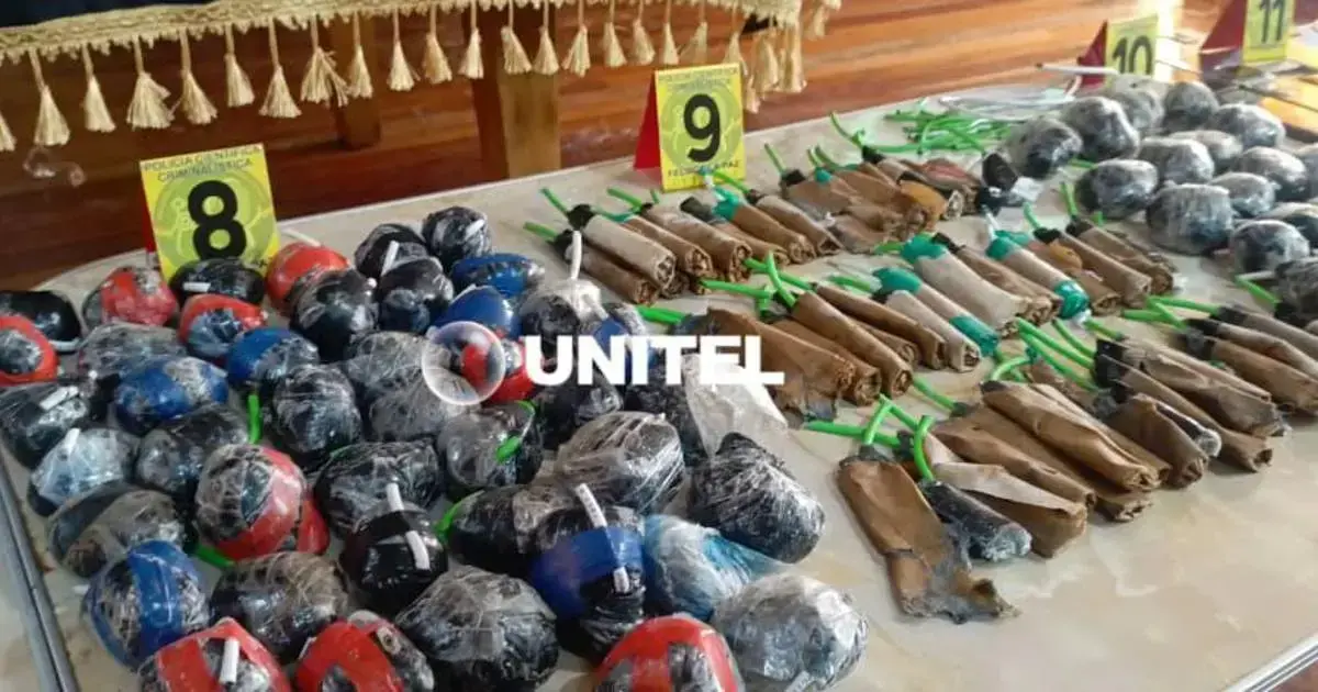 Operativo policial en Chuspipata, La Paz