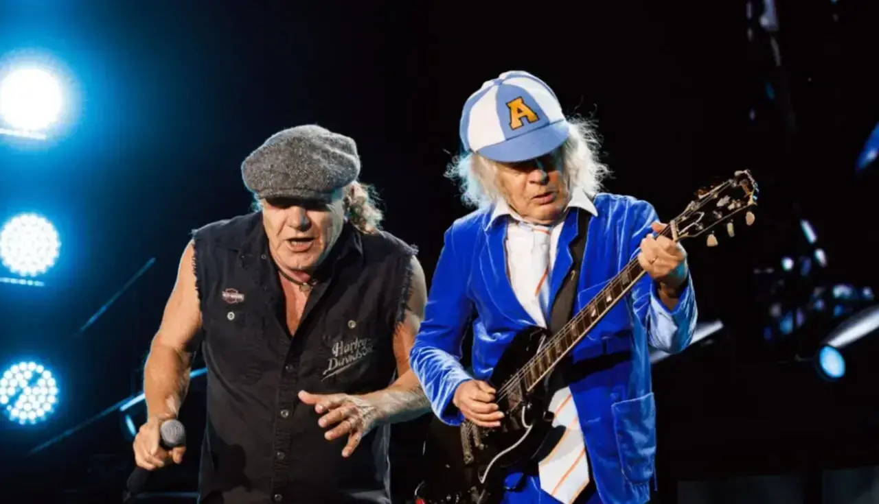 La banda de rock AC/DC en Argentina.