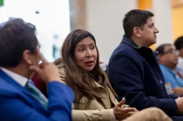 La alcaldesa electa de Sucre, Fátima Tardío.