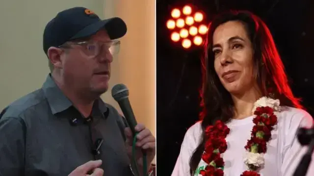 Adrián Oliva y María René Soruco, candidatos a la Gobernación de Tarija.