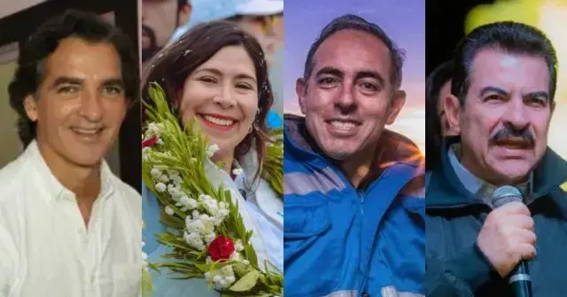 Algunos de los alcaldes electos