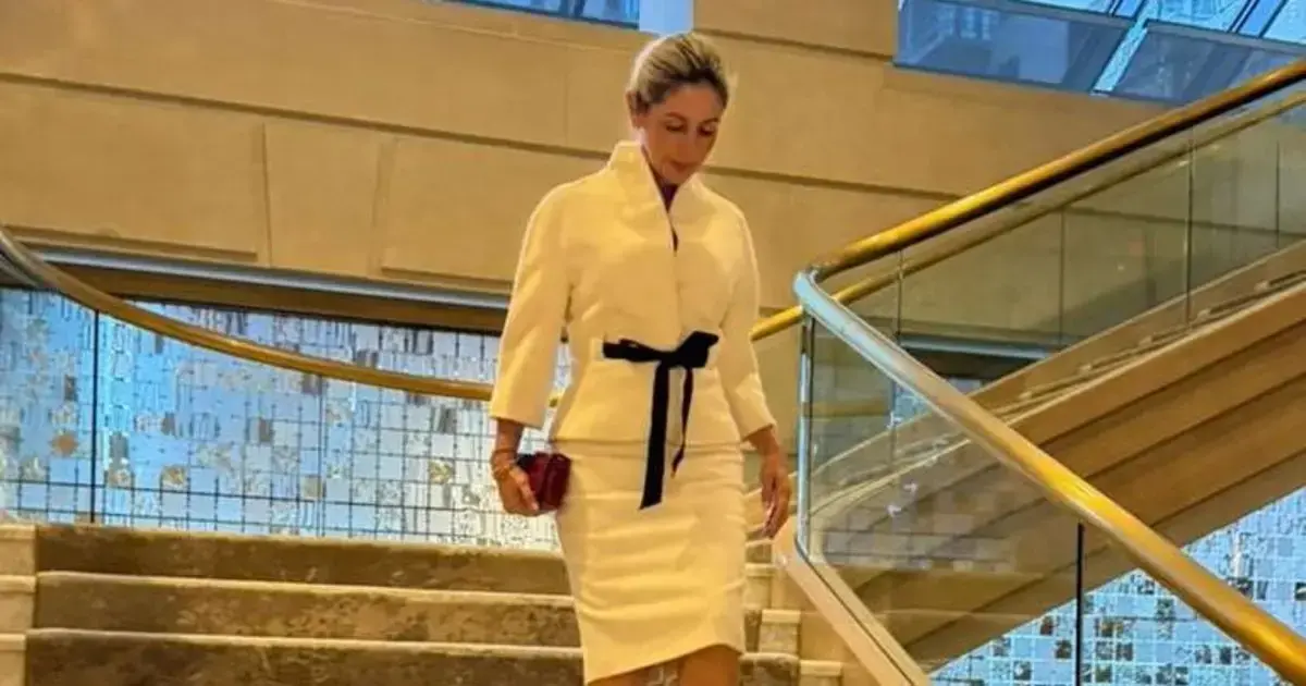 María Elena Urquidi durante su segundo día en Washington.