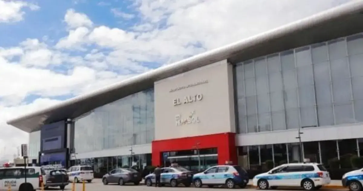 El aeropuerto de El Alto.