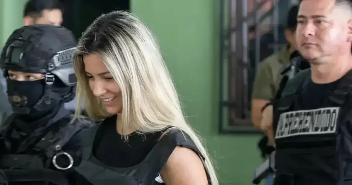 Tatiana Marset fue presentada el fin de semana después de su aprehensión.