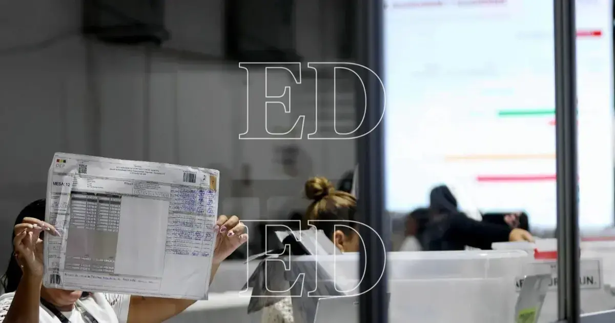 Uno de los cómputos que menos avance registra es el de Santa Cruz.