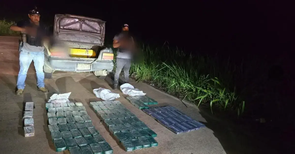 Droga secuestrada en Santa Cruz