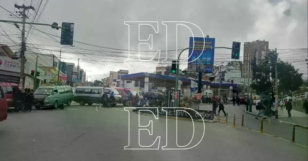 Así se encuentra la zona Sur de La Paz durante el bloqueo.