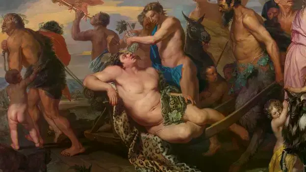 El cuadro "El triunfo de Baco", de Michaelina Wautier, en el Kunsthistorisches Museum de Viena.