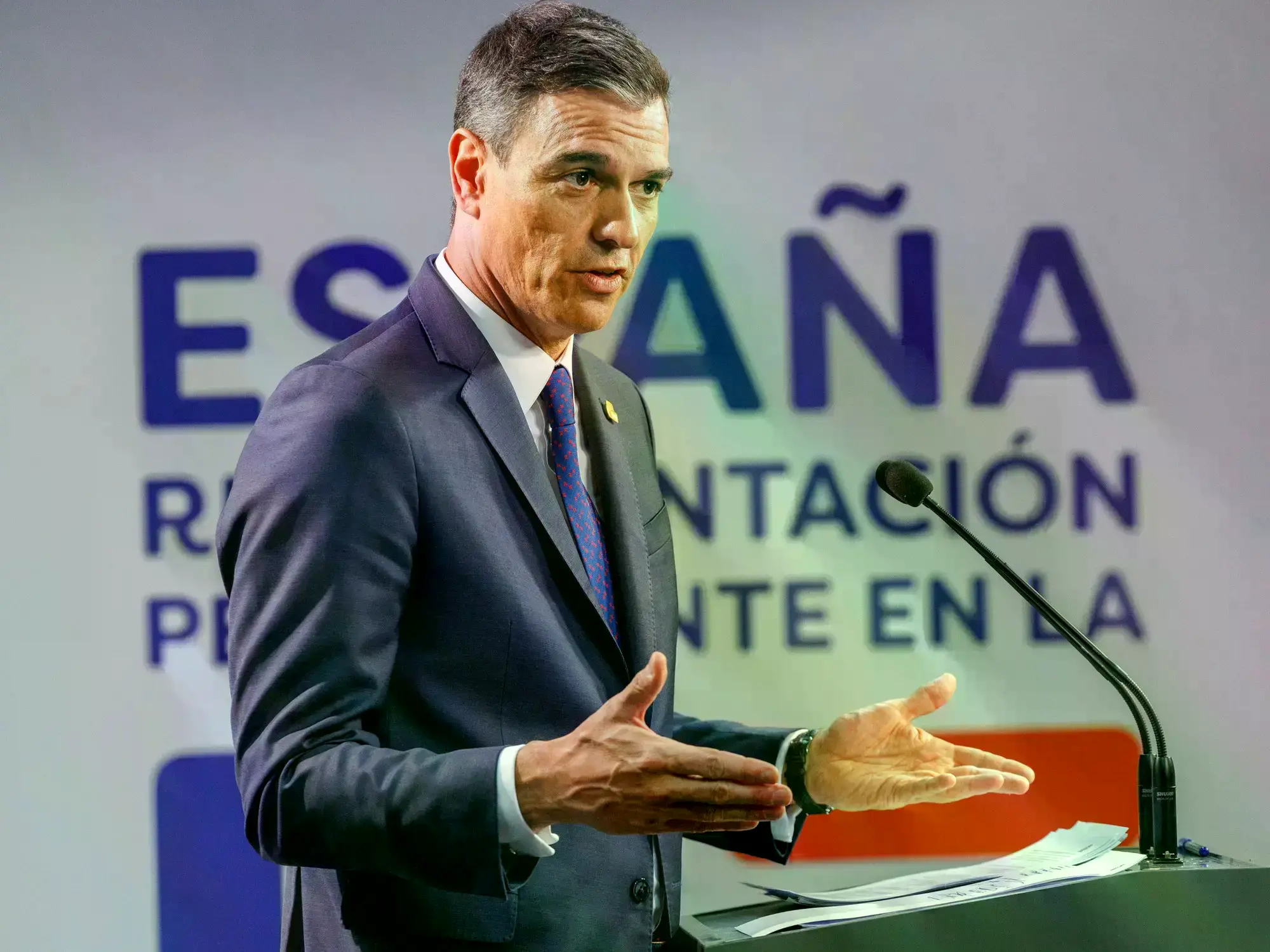 El jefe de gobierno de España, Pedro Sánchez.