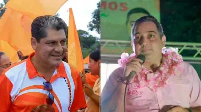 Jesús Égüez (i) y Hugo Vargas Roca.