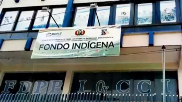 Frontis del exFondo Indígena.