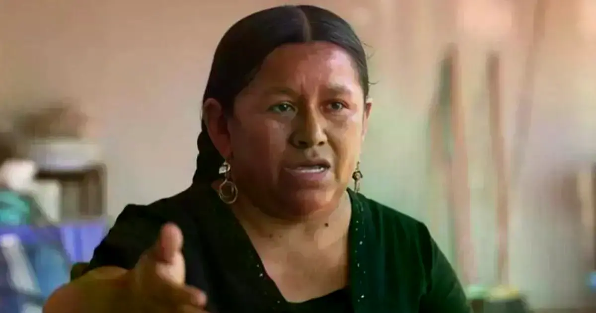 Nemesia Achacollo, exministra de Evo Morales