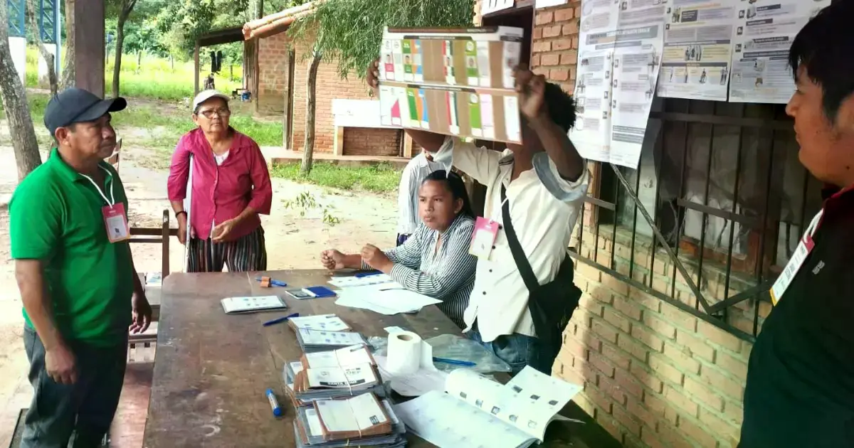La votación de las elecciones subnacionales en Santa Cruz.
