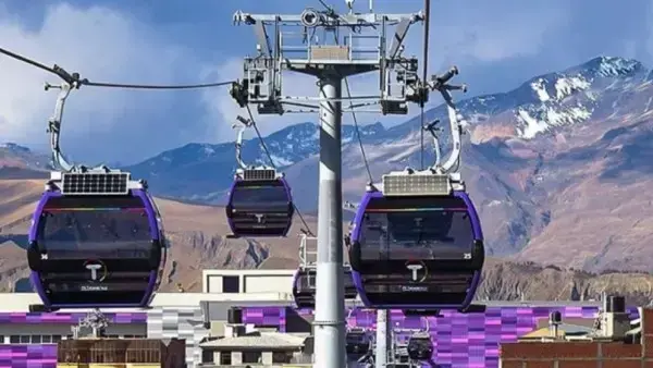 Imagen referencial de una cabina del teleférico.