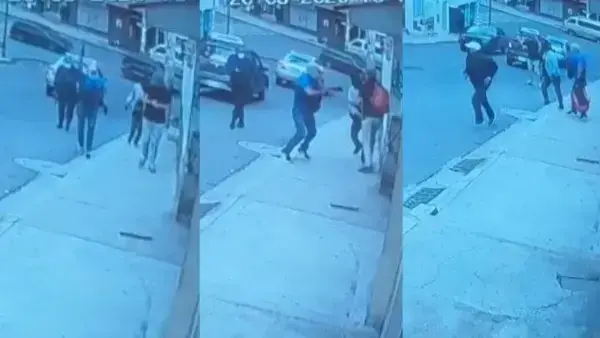 El hombre fue interceptado por cuatro sujetos encapuchados.