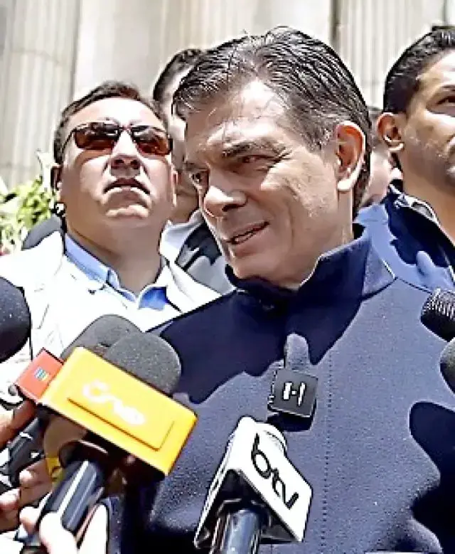 El presidente Rodrigo Paz, cuando asumió el cargo en el hemiciclo de la ALP.