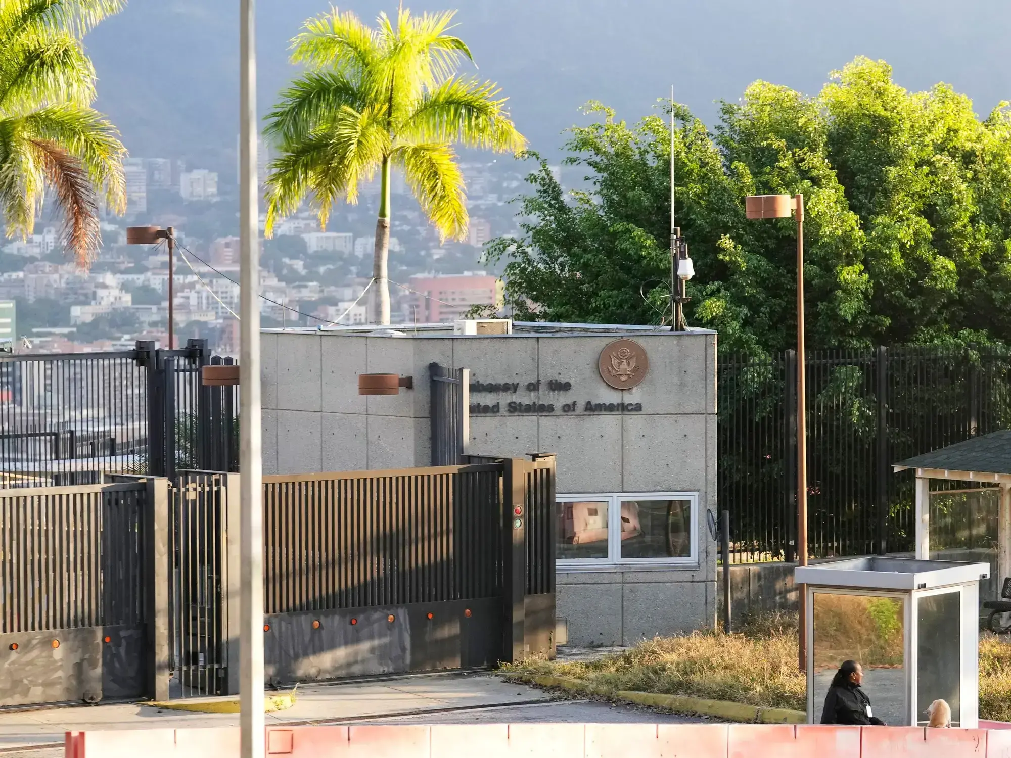 La embajada de EE.UU. en Caracas.