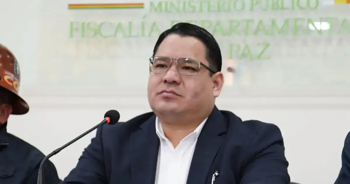 El fiscal general del Estado, Roger Mariaca