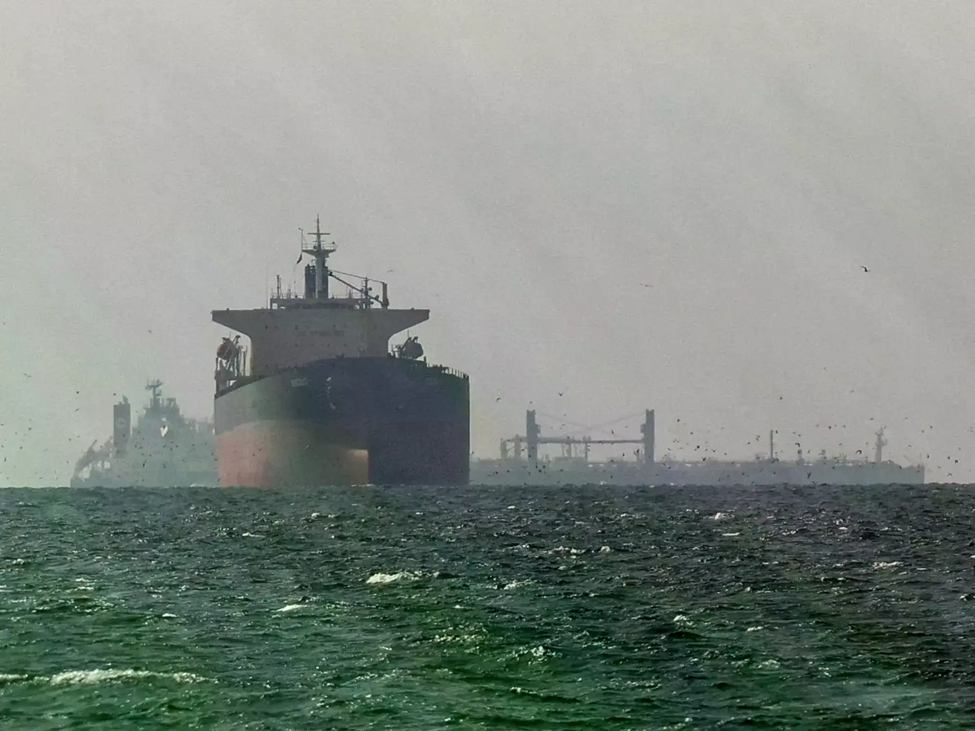 Buque petrolero en el Estrecho de Ormuz (Foto ilustrativa)