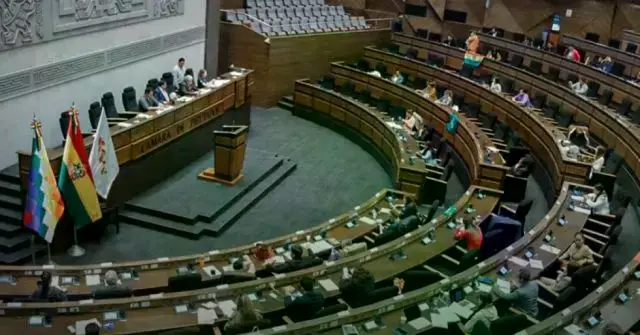 Sesión en la Cámara de Diputados.