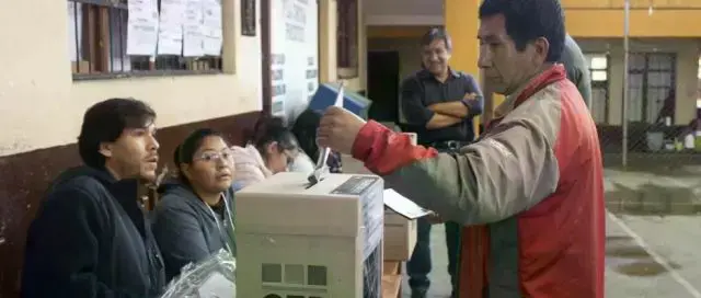 Una imagen de la jornada de votación del pasado 22 de marzo.