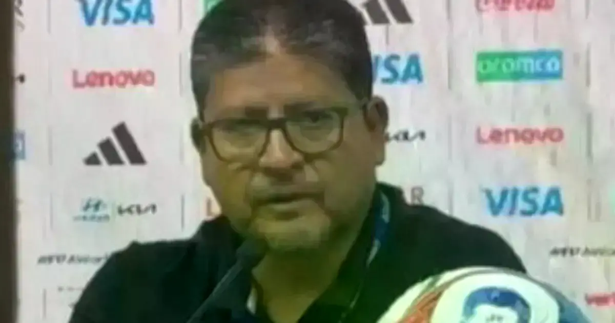 Óscar Villegas habló luego del partido contra Irak.