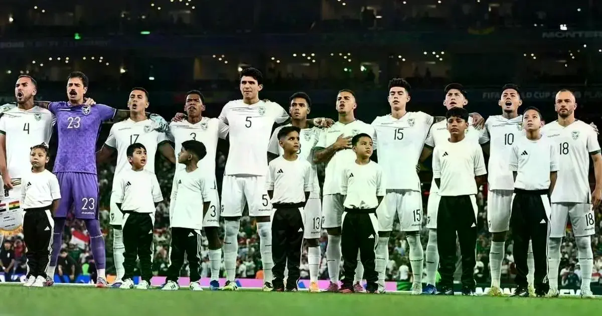 El equipo inicial contra Irak en Monterrey.