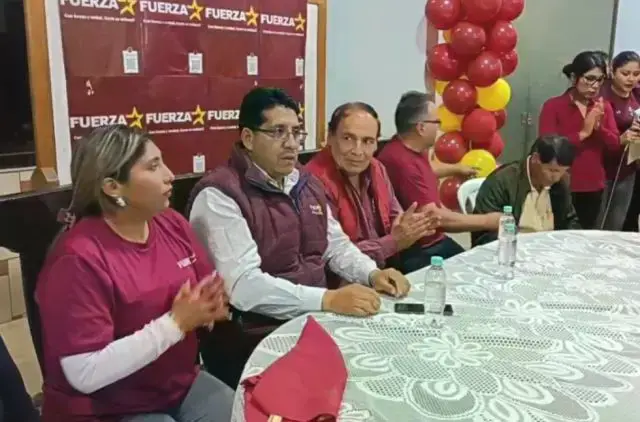 La presentación de la alianza entre Cristian Sanabria y Franz García.