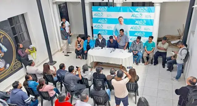 Ayllón, reunido con transportistas.