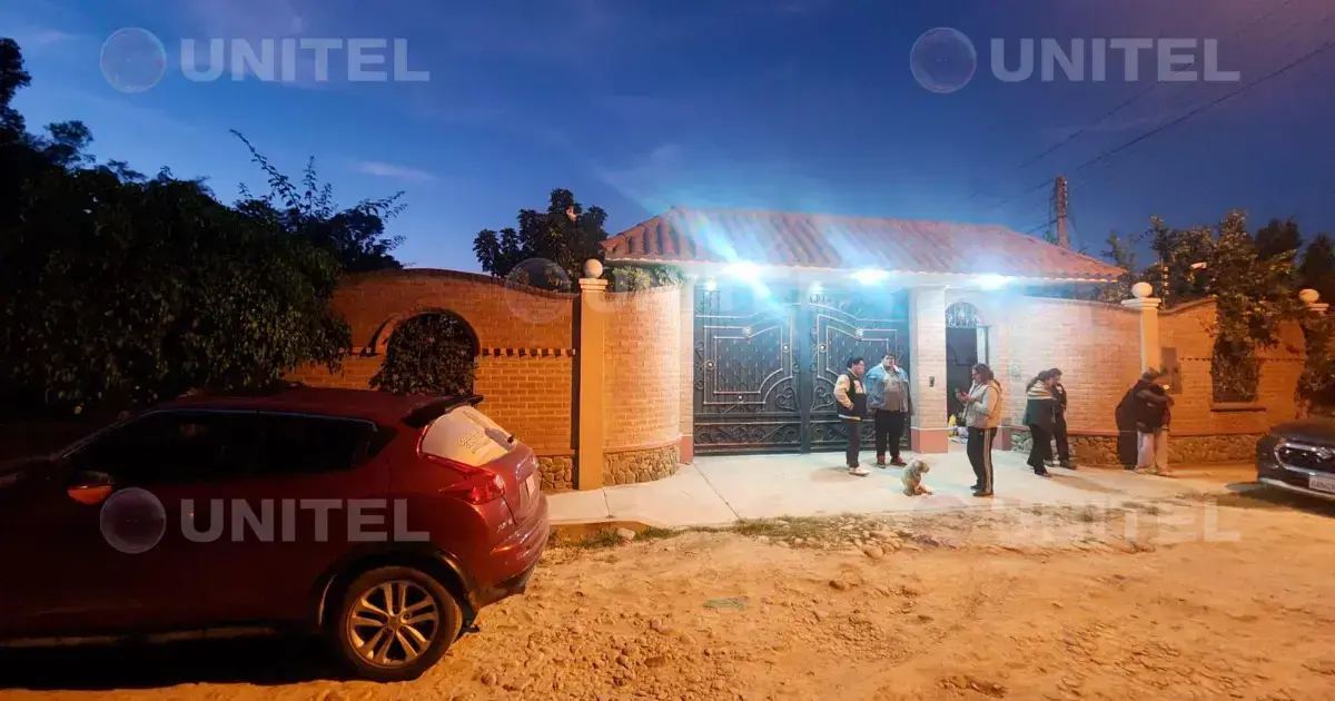 Vivienda que fue allanada por antisociales