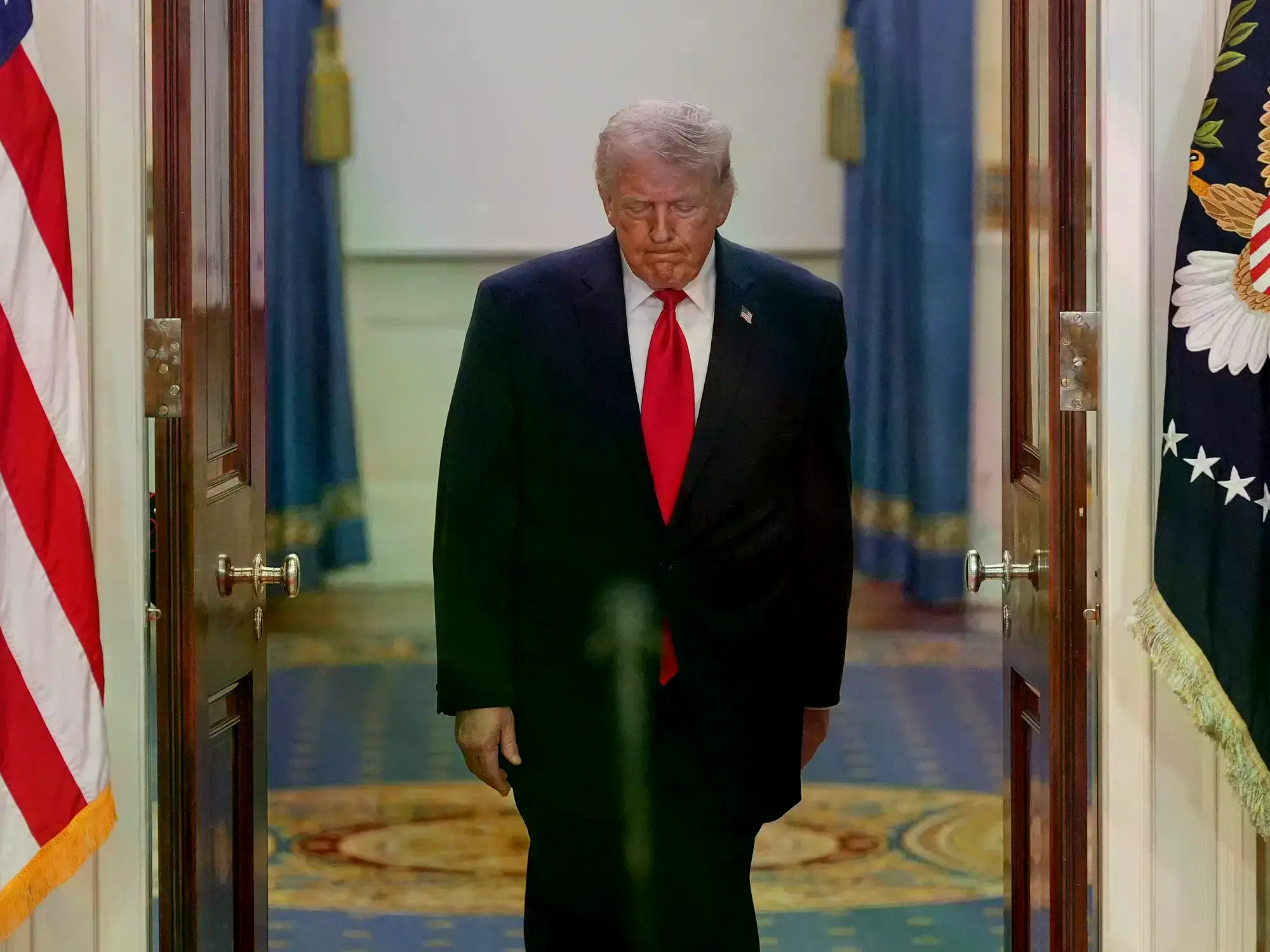 Donald Trump en un acto público reciente.