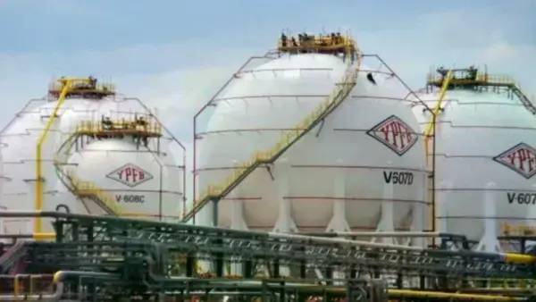 Imagen referencial de instalaciones de YPFB.