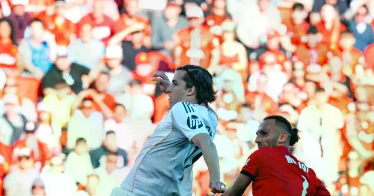 Momento del gol del triunfo de Mallorca.