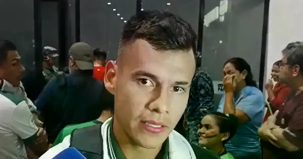 El mediocentro de Blooming a su llegada al aeropuerto.