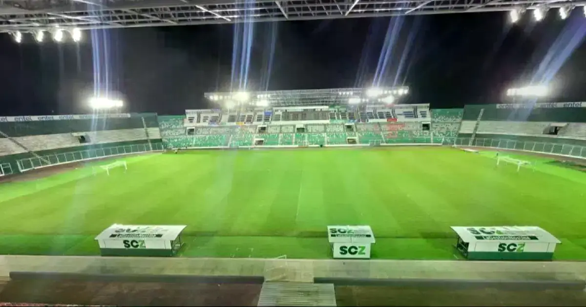 Así lucen las nuevas luminarias del Tahuichi.