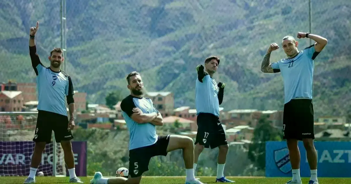 Cauteruccio, Echeverría, Rodríguez y Gariglio, jugadores de la Academia.