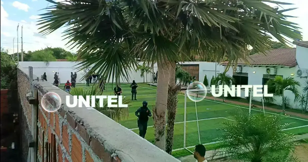 Casa quinta en Paurito allanada durante un operativo policial.