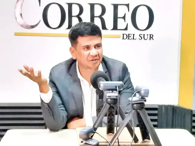 Luis Ayllón, candidato a gobernador de Chuquisaca por la Alianza Gente Nueva.
