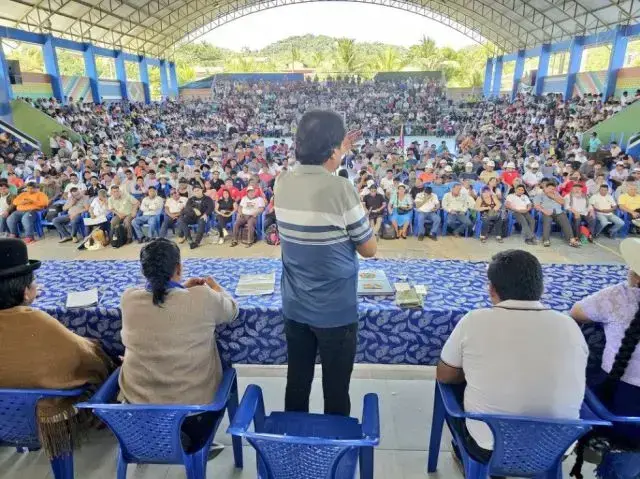 Una anterior concentración en el Trópico de Cochabamba.
