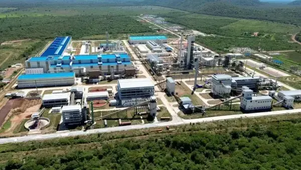 Planta de la Empresa Siderúrgica del Mutún.