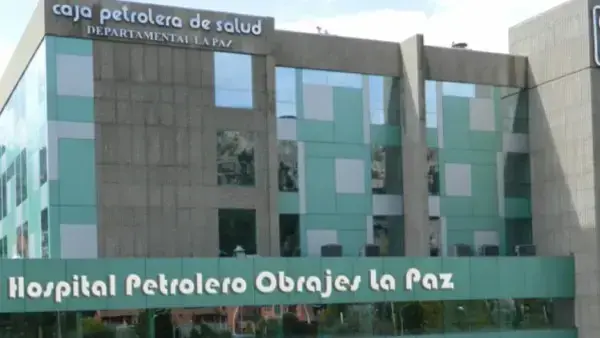 Edificio de la Caja Petrolera de Salud en La Paz.