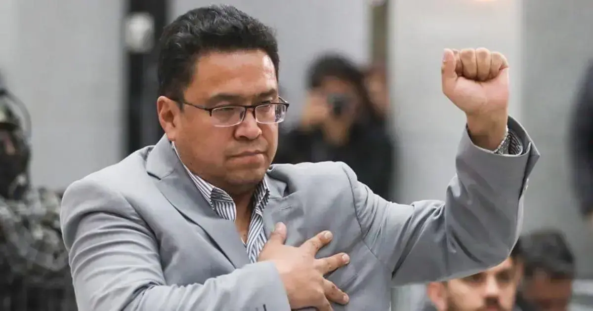 César Siles, exministro de Justicia de Bolivia.