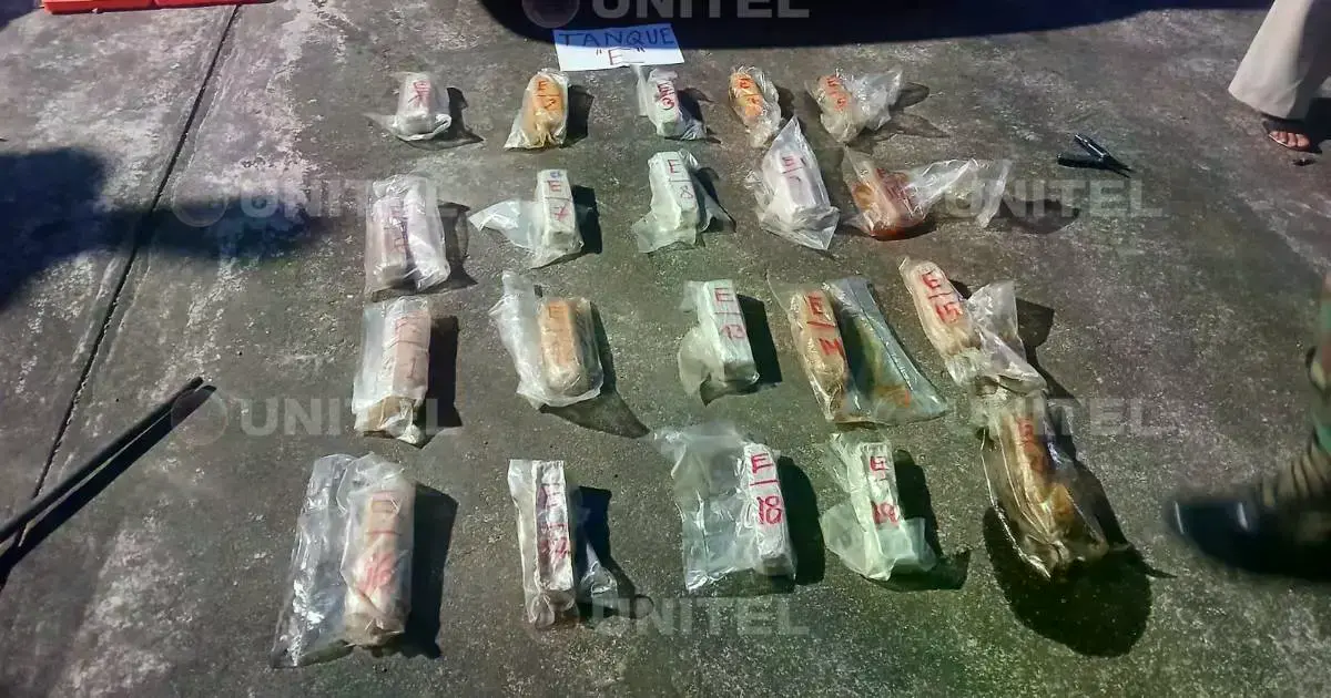 Fuerza antidrogas secuestra 37 paquetes de drogas