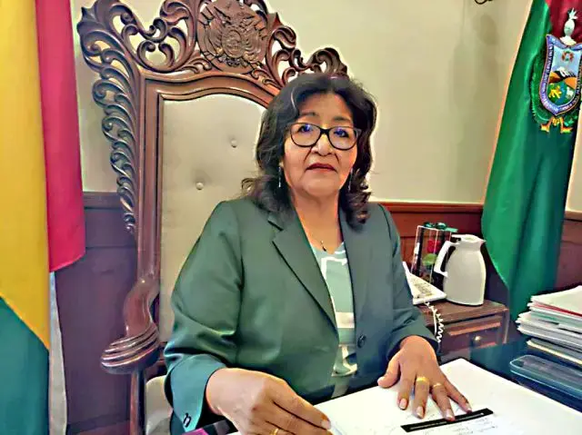 Magistrada Fanny Coaquira.